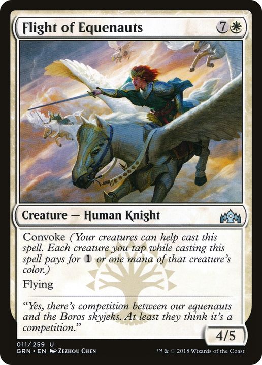 Flight of Equenauts in the group Magic the Gathering / Types / Creatures / Human at Proxyprinters.com (63190)