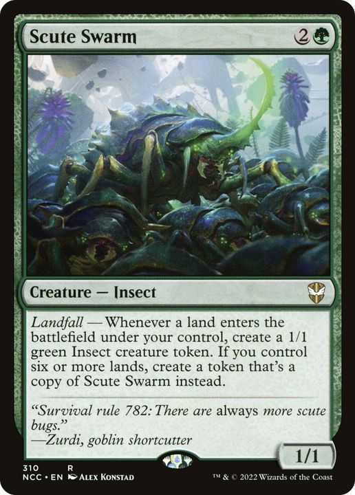 Scute Swarm in the group Magic the Gathering / Types / Colors / Green at Proxyprinters.com (63194)