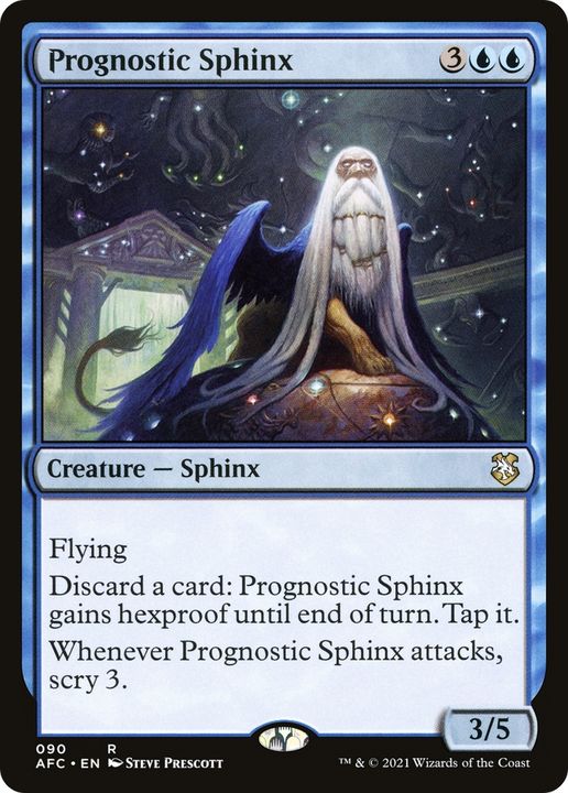 Prognostic Sphinx in the group Magic the Gathering / Types / Colors / Blue at Proxyprinters.com (63203)