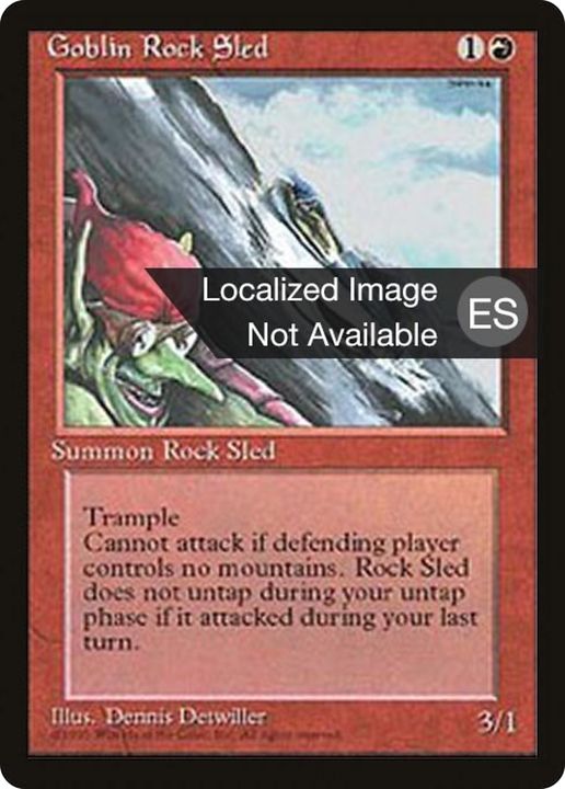 Goblin Rock Sled in the group Magic the Gathering / Types / Creatures / Goblin at Proxyprinters.com (63208)