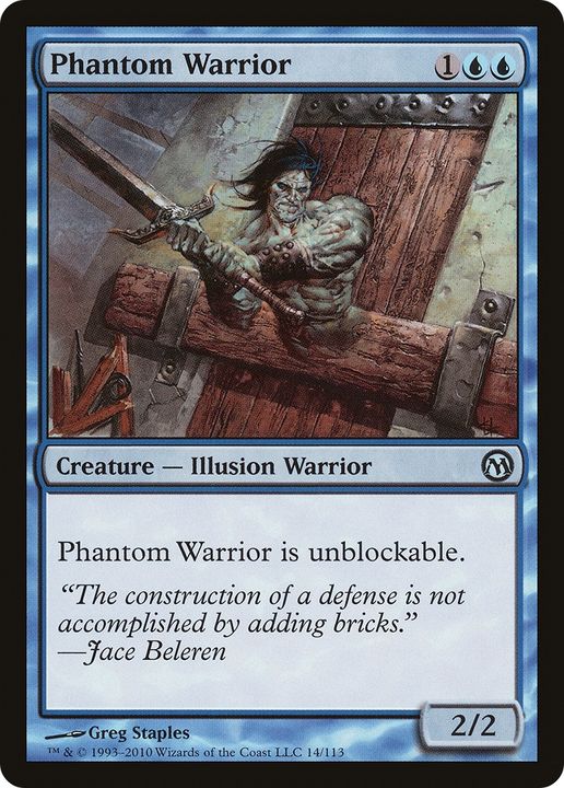 Phantom Warrior in the group Magic the Gathering / Sets / Duels of the Planeswalkers at Proxyprinters.com (63227)