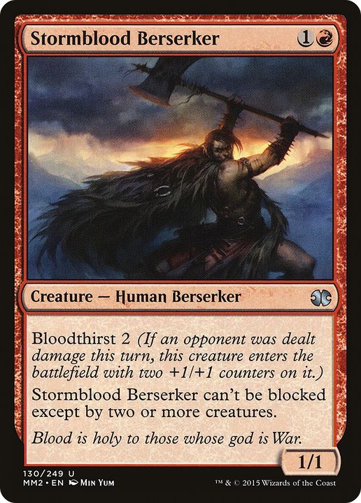 Stormblood Berserker in the group Magic the Gathering / Sets / Modern Masters 2017 at Proxyprinters.com (63240)