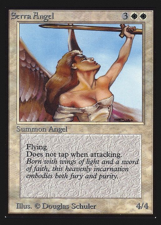 Serra Angel in the group Magic the Gathering / Types / Colors / White at Proxyprinters.com (63282)