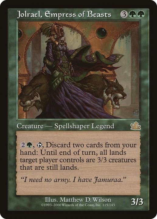 Jolrael, Empress of Beasts in the group Magic the Gathering / Types / Creatures / Human at Proxyprinters.com (63289)