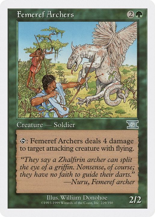 Femeref Archers in the group Magic the Gathering / Types / Creatures / Human at Proxyprinters.com (63305)