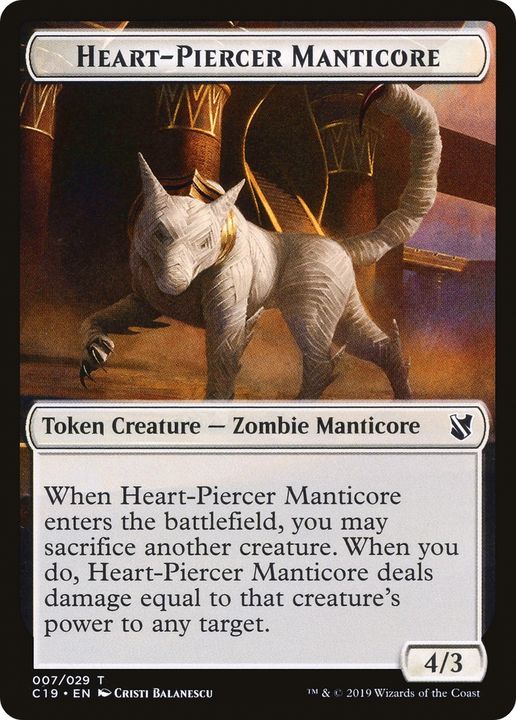 Heart-Piercer Manticore in the group Magic the Gathering / Types / Creatures / Zombie at Proxyprinters.com (63306)