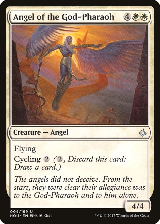 Angel of the God-Pharaoh in the group Magic the Gathering / Types / Colors / White at Proxyprinters.com (63319)