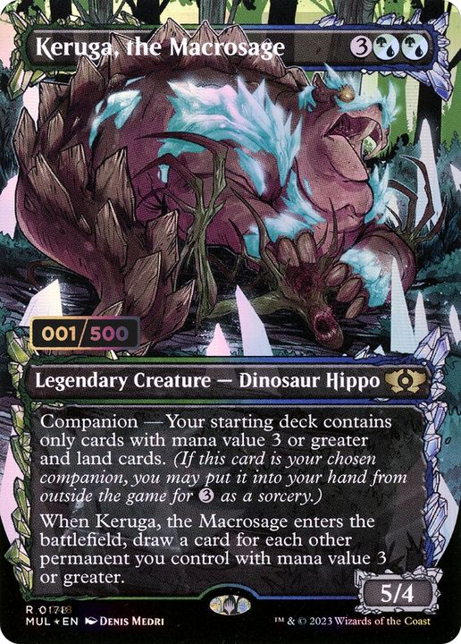 Keruga, the Macrosage in the group Magic the Gathering / Types / Colors / Multicolors / G, U at Proxyprinters.com (63331)