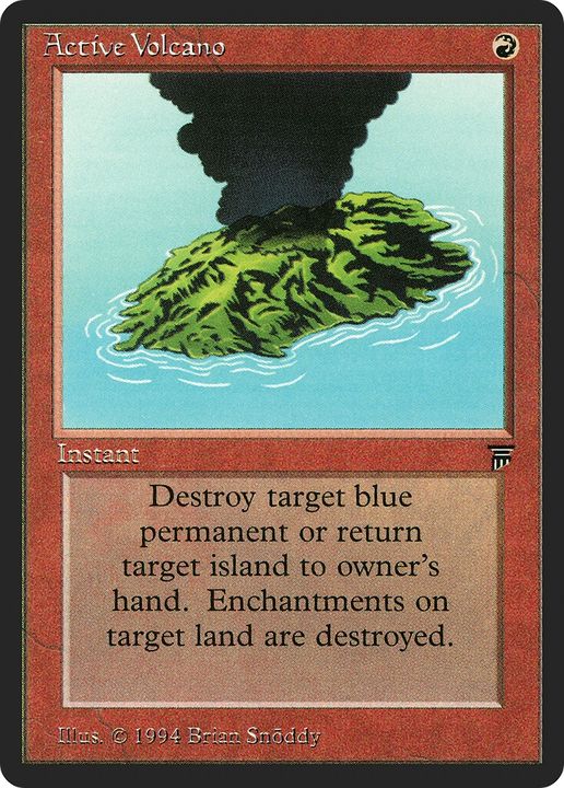 Active Volcano in the group Magic the Gathering / Types / Colors / Red at Proxyprinters.com (63355)