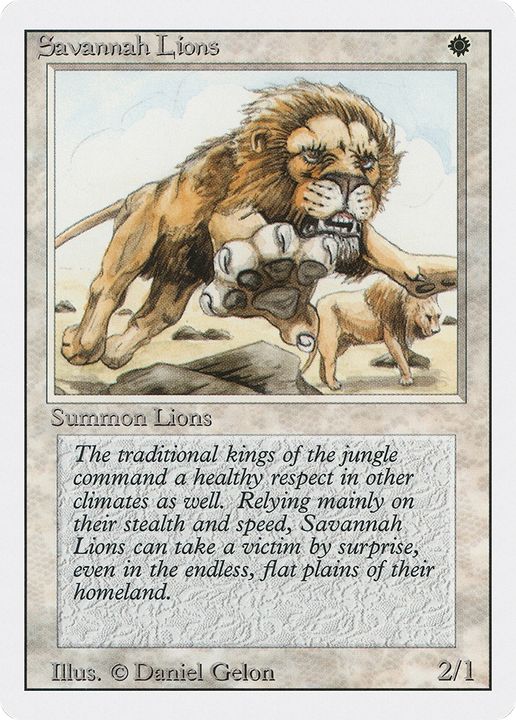 Savannah Lions in the group Magic the Gathering / Sets / Rise of the Eldrazi Promos at Proxyprinters.com (63359)