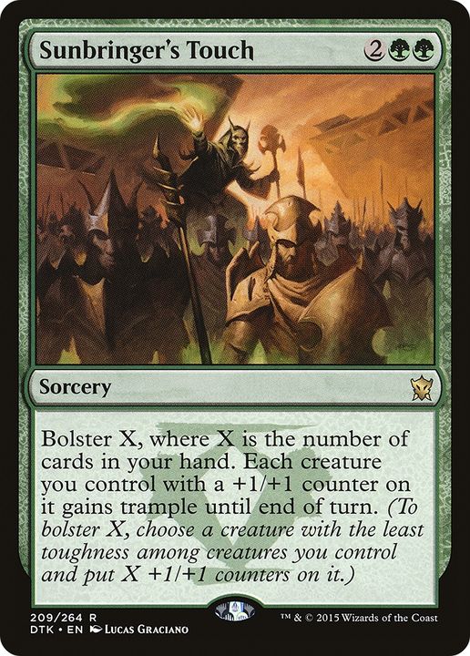 Sunbringer's Touch in the group Magic the Gathering / Types / Colors / Green at Proxyprinters.com (63378)