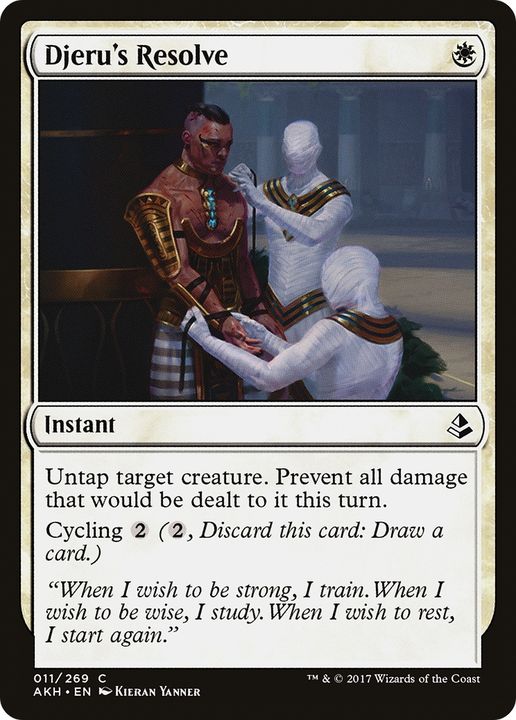 Djeru's Resolve in the group Magic the Gathering / Types / Colors / White at Proxyprinters.com (63408)