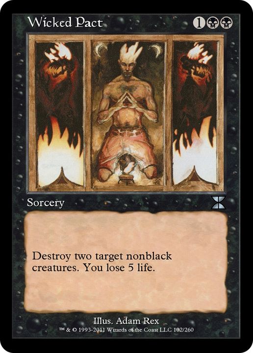 Wicked Pact in the group Magic the Gathering / Types / Colors / Black at Proxyprinters.com (63409)