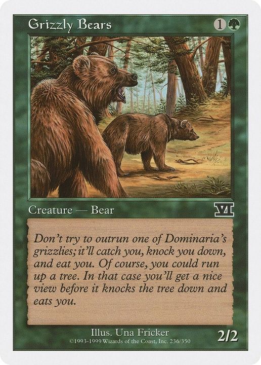 Grizzly Bears in the group Magic the Gathering / Types / Colors / Green at Proxyprinters.com (6341)