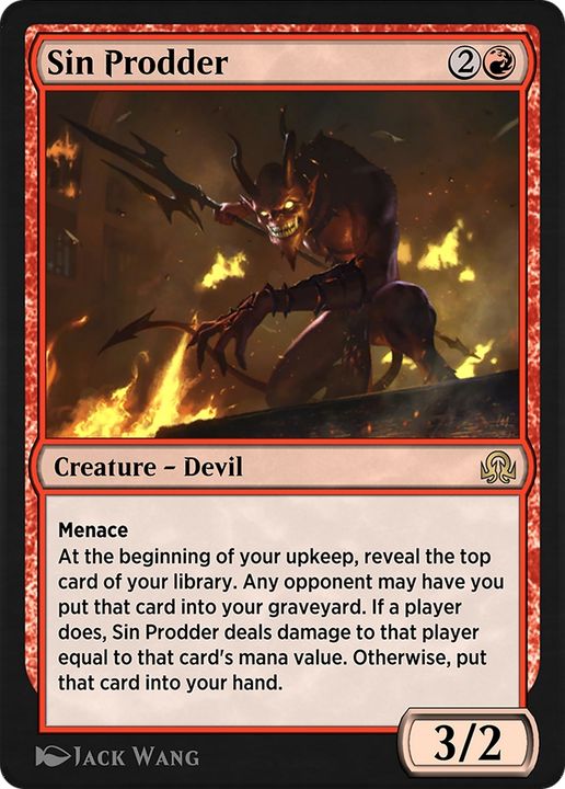 Sin Prodder in the group Magic the Gathering / Types / Colors / Red at Proxyprinters.com (63410)