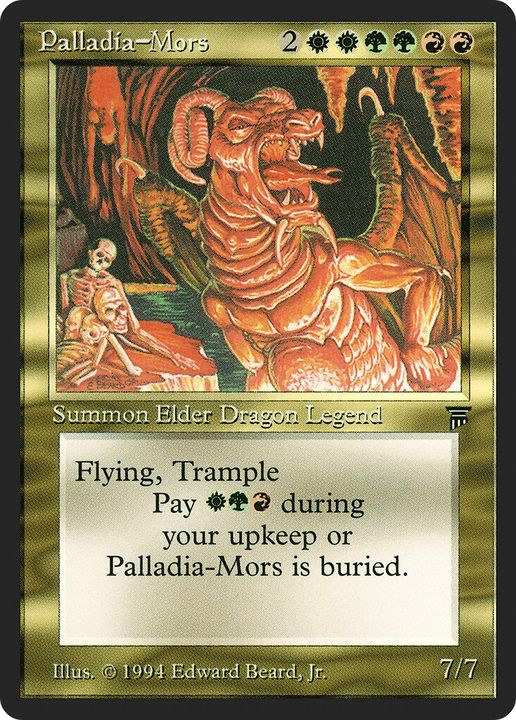 Palladia-Mors in the group Magic the Gathering / Types / Colors / Multicolors / G, R, W at Proxyprinters.com (63414)