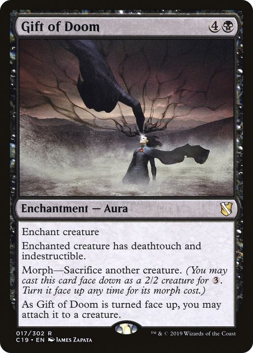 Gift of Doom in the group Magic the Gathering / Types / Colors / Black at Proxyprinters.com (63428)