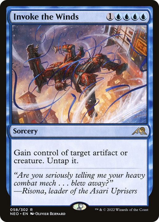 Invoke the Winds in the group Magic the Gathering / Types / Colors / Blue at Proxyprinters.com (63437)