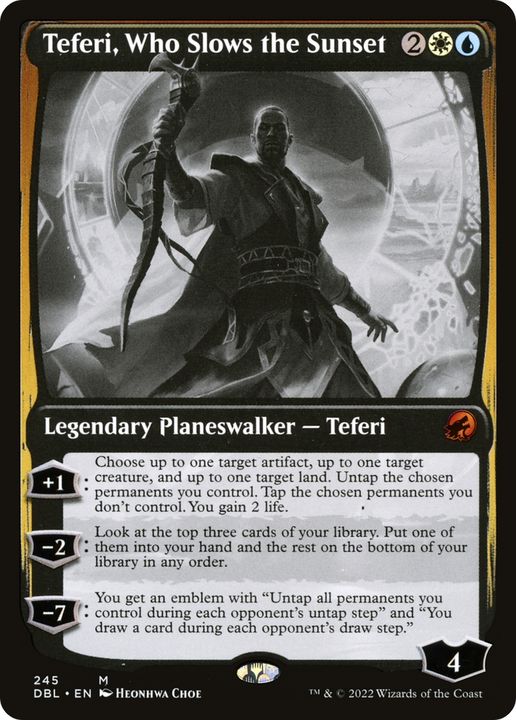 Teferi, Who Slows the Sunset in the group Magic the Gathering / Sets / Innistrad: Double Feature at Proxyprinters.com (63448)