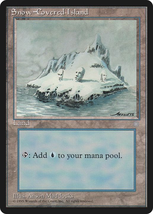 Snow-Covered Island in the group Magic the Gathering / Types / Land / Island at Proxyprinters.com (63457)