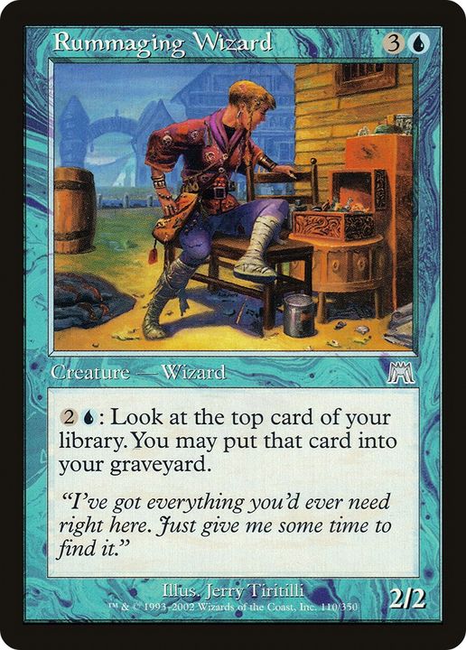 Rummaging Wizard in the group Magic the Gathering / Types / Creatures / Wizard at Proxyprinters.com (63470)