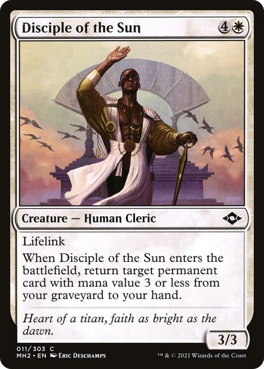 Disciple of the Sun in the group Magic the Gathering / Types / Creatures / Human at Proxyprinters.com (63472)