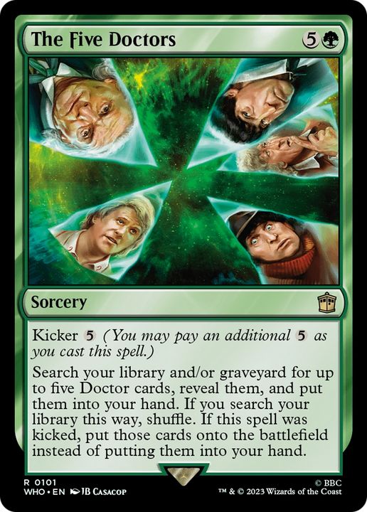 The Five Doctors in the group Magic the Gathering / Types / Colors / Green at Proxyprinters.com (63487)