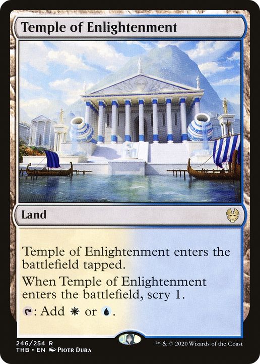 Temple of Enlightenment in the group Magic the Gathering / Sets / Theros Beyond Death at Proxyprinters.com (63498)