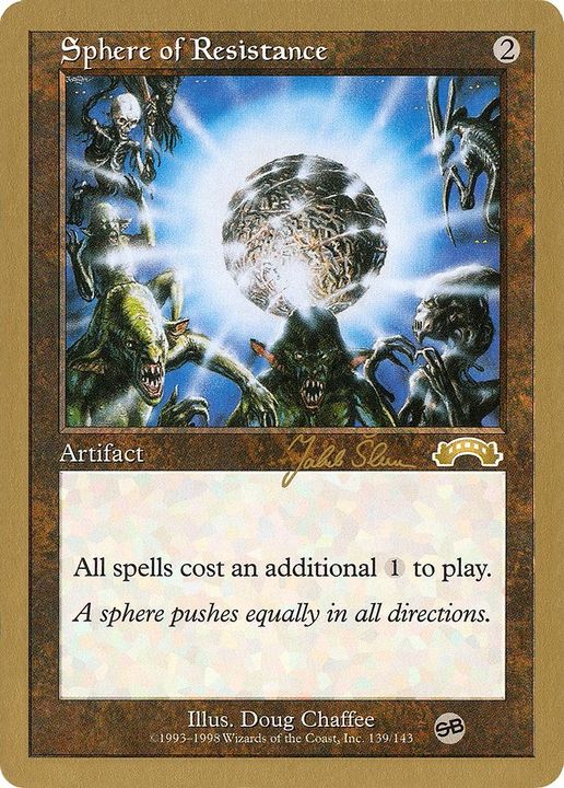 Sphere of Resistance in the group Magic the Gathering / Sets / World Championship Decks 1999 at Proxyprinters.com (635)