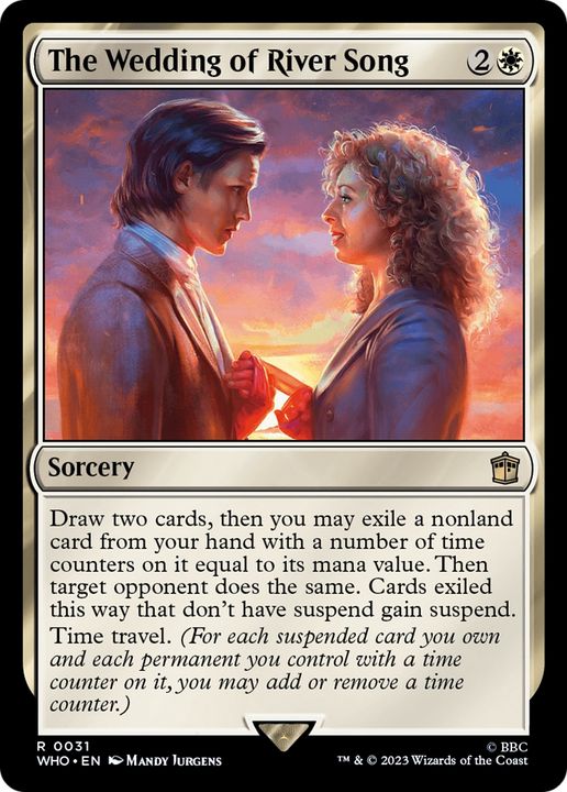 The Wedding of River Song in the group Magic the Gathering / Types / Colors / White at Proxyprinters.com (63525)