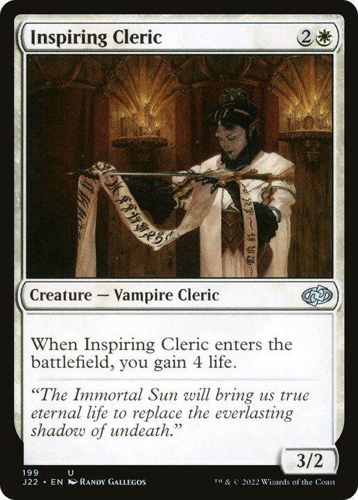 Inspiring Cleric in the group Magic the Gathering / Types / Colors / White at Proxyprinters.com (63527)