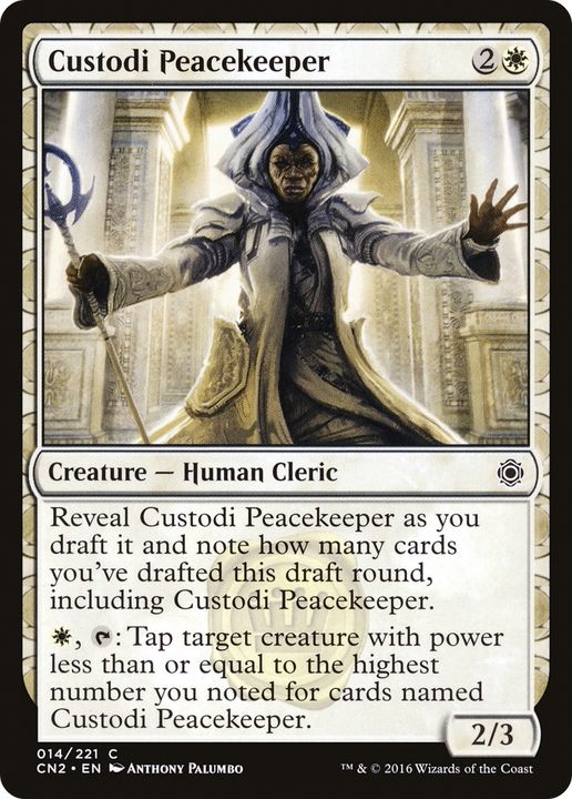 Custodi Peacekeeper in the group Magic the Gathering / Sets / Conspiracy: Take the Crown at Proxyprinters.com (63545)