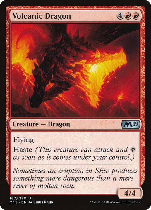 Volcanic Dragon in the group Magic the Gathering / Sets / Core Set 2019 at Proxyprinters.com (63554)