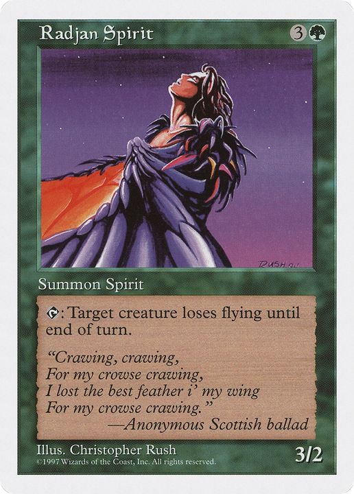 Radjan Spirit in the group Magic the Gathering / Types / Colors / Green at Proxyprinters.com (63574)