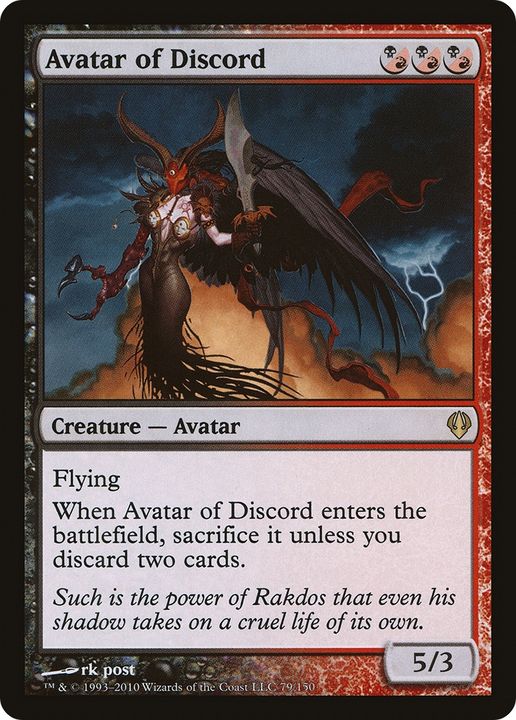 Avatar of Discord in the group Magic the Gathering / Sets / Archenemy at Proxyprinters.com (63577)