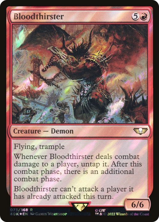 Bloodthirster in the group Magic the Gathering / Types / Colors / Red at Proxyprinters.com (63582)