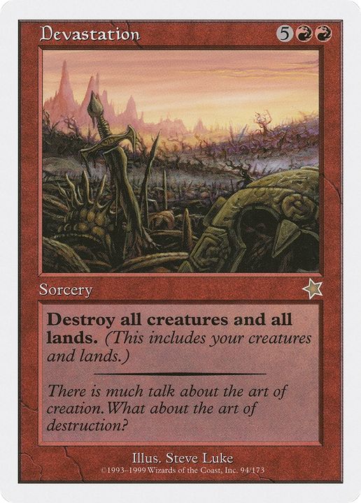 Devastation in the group Magic the Gathering / Types / Colors / Red at Proxyprinters.com (63589)