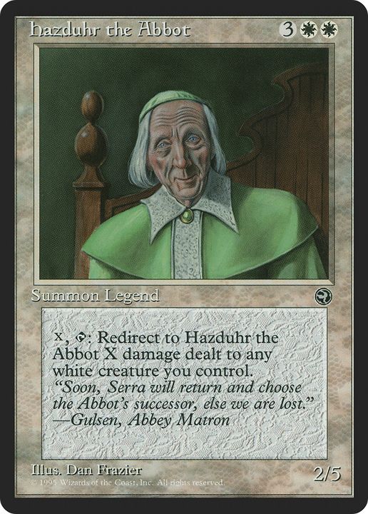 Hazduhr the Abbot in the group Magic the Gathering / Types / Creatures / Human at Proxyprinters.com (63592)