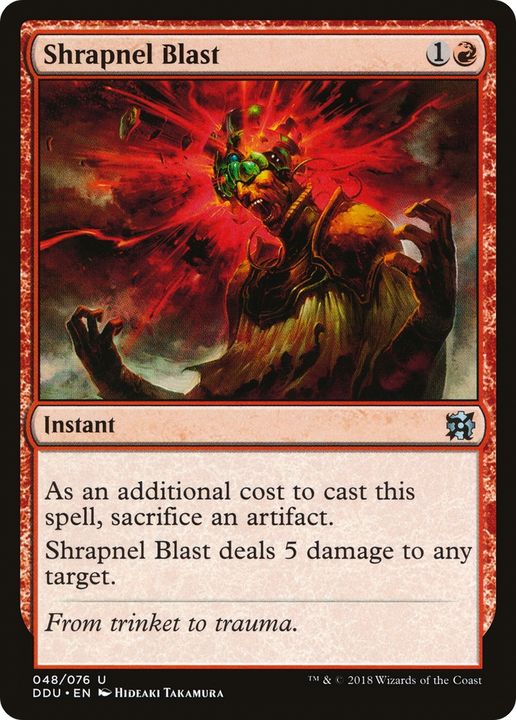 Shrapnel Blast in the group Magic the Gathering / Types / Colors / Red at Proxyprinters.com (63645)