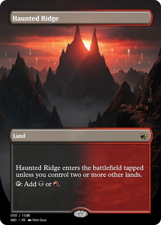 Haunted Ridge in the group Magic the Gathering / Types / Colors / Colorless at Proxyprinters.com (63666)