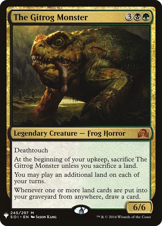 The Gitrog Monster in the group Magic the Gathering / Types / Colors / Multicolors / B, G at Proxyprinters.com (63707)