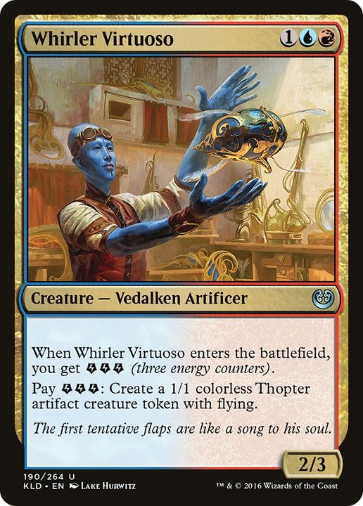 Whirler Virtuoso in the group Magic the Gathering / Types / Colors / Multicolors / R, U at Proxyprinters.com (63708)