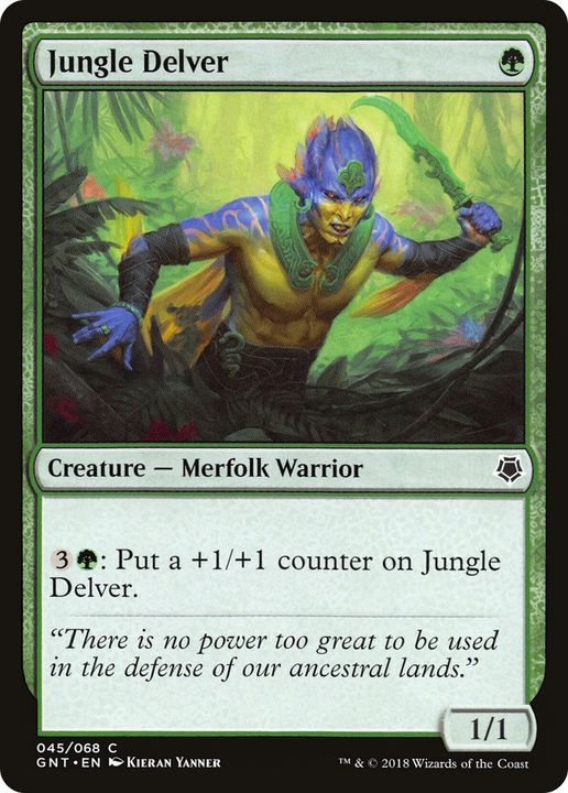 Jungle Delver in the group Magic the Gathering / Sets / Game Night: Free-for-All at Proxyprinters.com (63710)