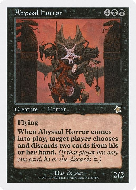 Abyssal Horror in the group Magic the Gathering / Types / Colors / Black at Proxyprinters.com (6372)