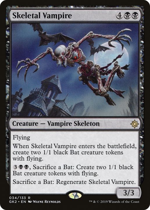 Skeletal Vampire in the group Magic the Gathering / Sets / Ravnica Allegiance at Proxyprinters.com (63720)