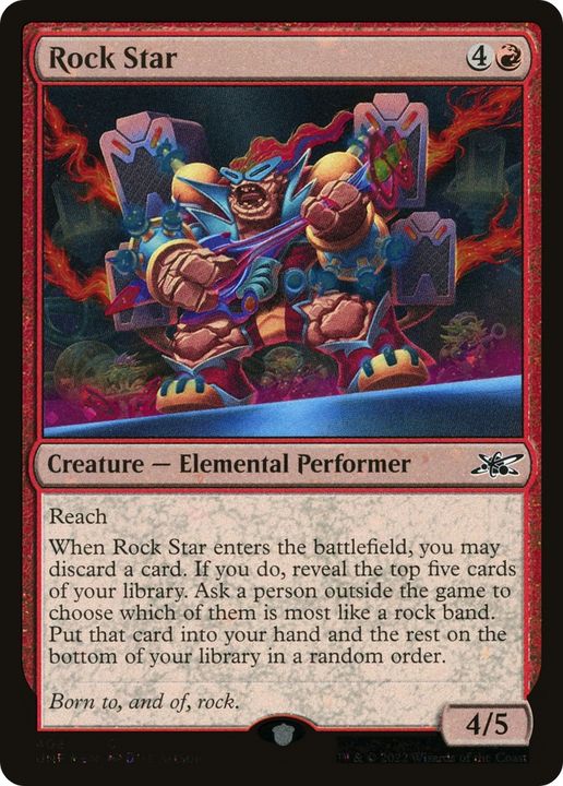 Rock Star in the group Magic the Gathering / Types / Colors / Red at Proxyprinters.com (63734)