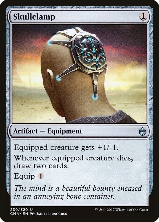 Skullclamp in the group Magic the Gathering / Types / Artifacts / Artifact at Proxyprinters.com (63747)