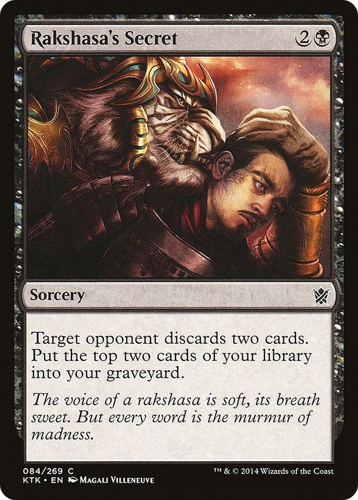 Rakshasa's Secret in the group Magic the Gathering / Types / Colors / Black at Proxyprinters.com (63753)