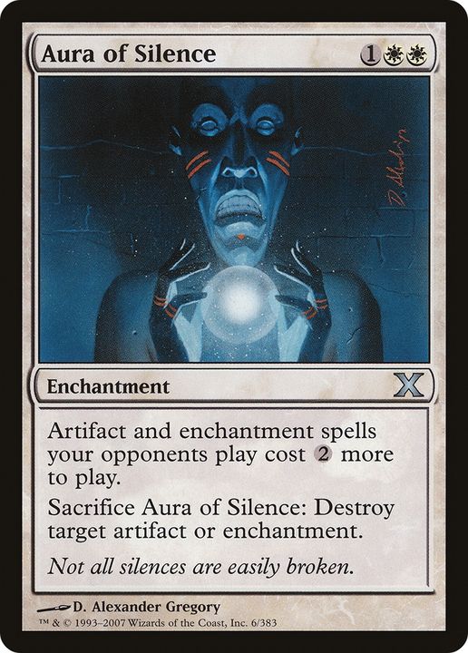 Aura of Silence in the group Magic the Gathering / Sets / Tenth Edition at Proxyprinters.com (63754)