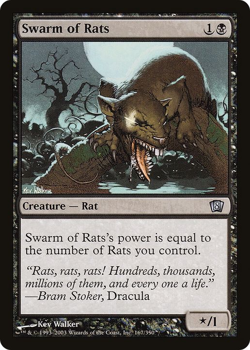 Swarm of Rats in the group Magic the Gathering / Types / Colors / Black at Proxyprinters.com (63762)